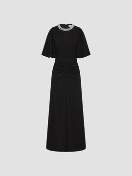 Rebecca Vallance Women's Noemie Crystal-Embellished Midi-Dress