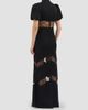 Rebecca Vallance Women's Noire Lace Column Gown - 3
