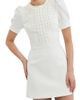Rebecca Vallance Women's Pearly Embellished Crepe Minidress - 5