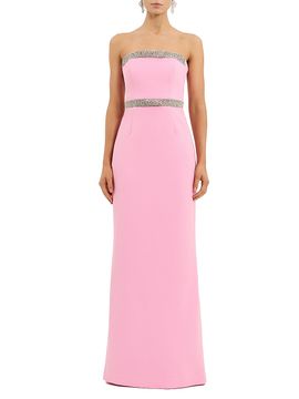Rebecca Vallance Women's Precious Embellished Bow Strapless Gown