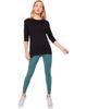 Rebody Active Rebody Active Anen Side Tie 3/4 Sleeve Top - 1