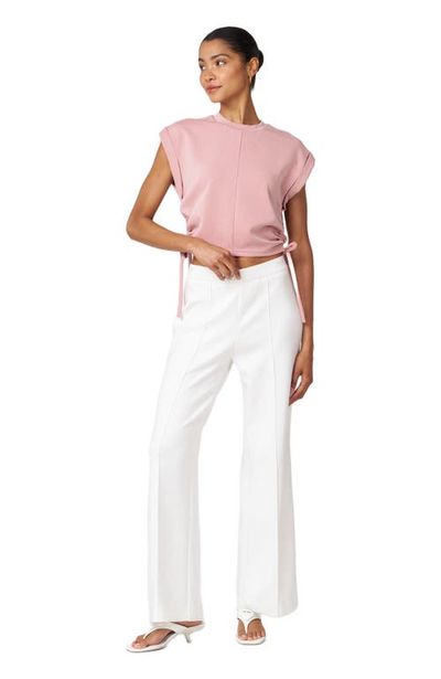 Rebody Active Rebody Active Nadine Scuba Knit Shirring Top