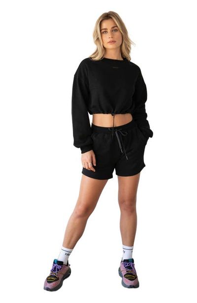 Rebody Active Rebody Active Rebody Puff Sleeve Crop Sweatshirt