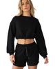 Rebody Active Rebody Active Rebody Puff Sleeve Crop Sweatshirt - 2