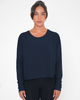 Rebody Active Rebody Active Sera Mid Length Boxy Nylon Long Sleeve Top - 1