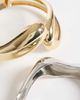 Reclaimed Vintage Reclaimed Vintage 2-pack bangles in silver and gold-Multi - 2