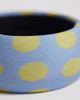 Reclaimed Vintage Reclaimed Vintage 2-pack fabric polka dot print bangles in multi - 3