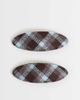 Reclaimed Vintage Reclaimed Vintage 2 pack of fabric snap clips-Black - 1