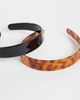 Reclaimed Vintage Reclaimed Vintage 90s headband 2 pack in tort-Multi - 3