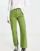 Reclaimed Vintage Reclaimed Vintage 90's high waisted slim leg jean in green wash - 1