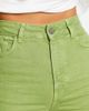 Reclaimed Vintage Reclaimed Vintage 90's high waisted slim leg jean in green wash - 2