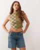 Reclaimed Vintage Reclaimed Vintage a line denim dad shorts in blue wash - 2