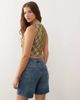 Reclaimed Vintage Reclaimed Vintage a line denim dad shorts in blue wash - 4