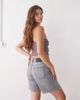 Reclaimed Vintage Reclaimed Vintage a line denim dad shorts in washed gray - 3