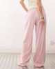 Reclaimed Vintage Reclaimed Vintage baggy tailored pants in pink stripes-Blue - 2