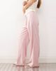Reclaimed Vintage Reclaimed Vintage baggy tailored pants in pink stripes-Blue - 4