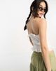 Reclaimed Vintage Reclaimed Vintage bandeau prairie top in white - 2