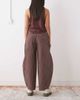 Reclaimed Vintage Reclaimed Vintage barrel leg jeans in brown polka-dot print - 2