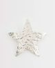 Reclaimed Vintage Reclaimed Vintage barrette star clip in silver tone - 1
