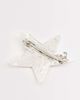 Reclaimed Vintage Reclaimed Vintage barrette star clip in silver tone - 3