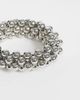 Reclaimed Vintage Reclaimed Vintage beaded bangle in silver - 2