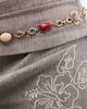 Reclaimed Vintage Reclaimed Vintage belt chain gem stone belt in multi - 2