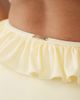 Reclaimed Vintage Reclaimed Vintage bikini bottom with frill in butter yellow-Multi - 3