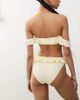 Reclaimed Vintage Reclaimed Vintage bikini bottom with frill in butter yellow-Multi - 4