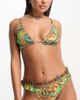 Reclaimed Vintage Reclaimed Vintage bikini bottoms with frill in retro print-Multi - 1
