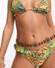 Reclaimed Vintage Reclaimed Vintage bikini bottoms with frill in retro print-Multi - 2