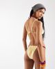 Reclaimed Vintage Reclaimed Vintage bikini bottoms with ruching in yellow and purple-Multi - 3