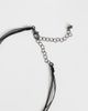 Reclaimed Vintage Reclaimed Vintage black beaded multi row necklace with crosses - 3
