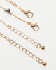 Reclaimed Vintage Reclaimed Vintage bracelet chain 2 pack with hearts in gold - 3