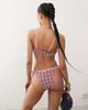 Reclaimed Vintage Reclaimed Vintage bralet bikini top in pink seersucker gingham - 3