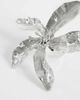 Reclaimed Vintage Reclaimed Vintage burnished flower ring in silver - 3