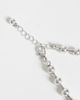 Reclaimed Vintage Reclaimed Vintage burnished silver bracelet two pack with safety pin and charms - 3