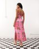 Reclaimed Vintage Reclaimed Vintage cami maxi summer dress in bright pink postcard print-Multi - 3