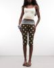 Reclaimed Vintage Reclaimed Vintage capri pants in brown polka dots - part of a set-Multi - 1
