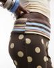 Reclaimed Vintage Reclaimed Vintage capri pants in brown polka dots - part of a set-Multi - 4