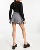 Reclaimed Vintage Reclaimed Vintage cargo kilted mini skirt in charcoal-Gray - 2