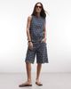 Reclaimed Vintage Reclaimed Vintage chambray denim cutwork jorts in indigo - part of a set-Blue - 1