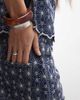 Reclaimed Vintage Reclaimed Vintage chambray denim cutwork jorts in indigo - part of a set-Blue - 4