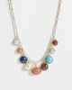 Reclaimed Vintage Reclaimed Vintage charm necklace with gem stone in gold - 1