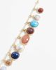 Reclaimed Vintage Reclaimed Vintage charm necklace with gem stone in gold - 3