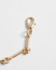 Reclaimed Vintage Reclaimed Vintage charm necklace with gem stone in gold - 4