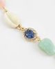 Reclaimed Vintage Reclaimed Vintage choker gem stone and charm seashell necklace in multi - 3