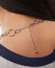 Reclaimed Vintage Reclaimed Vintage choker necklace with floral and faux pearl details in silver - 2