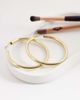 Reclaimed Vintage Reclaimed Vintage chubby hoop earrings in gold tone - 2