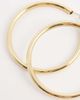 Reclaimed Vintage Reclaimed Vintage chubby hoop earrings in gold tone - 3