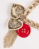 Reclaimed Vintage Reclaimed Vintage chunky boho charm bracelet in gold - 2